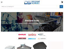 Tablet Screenshot of discountscale.com